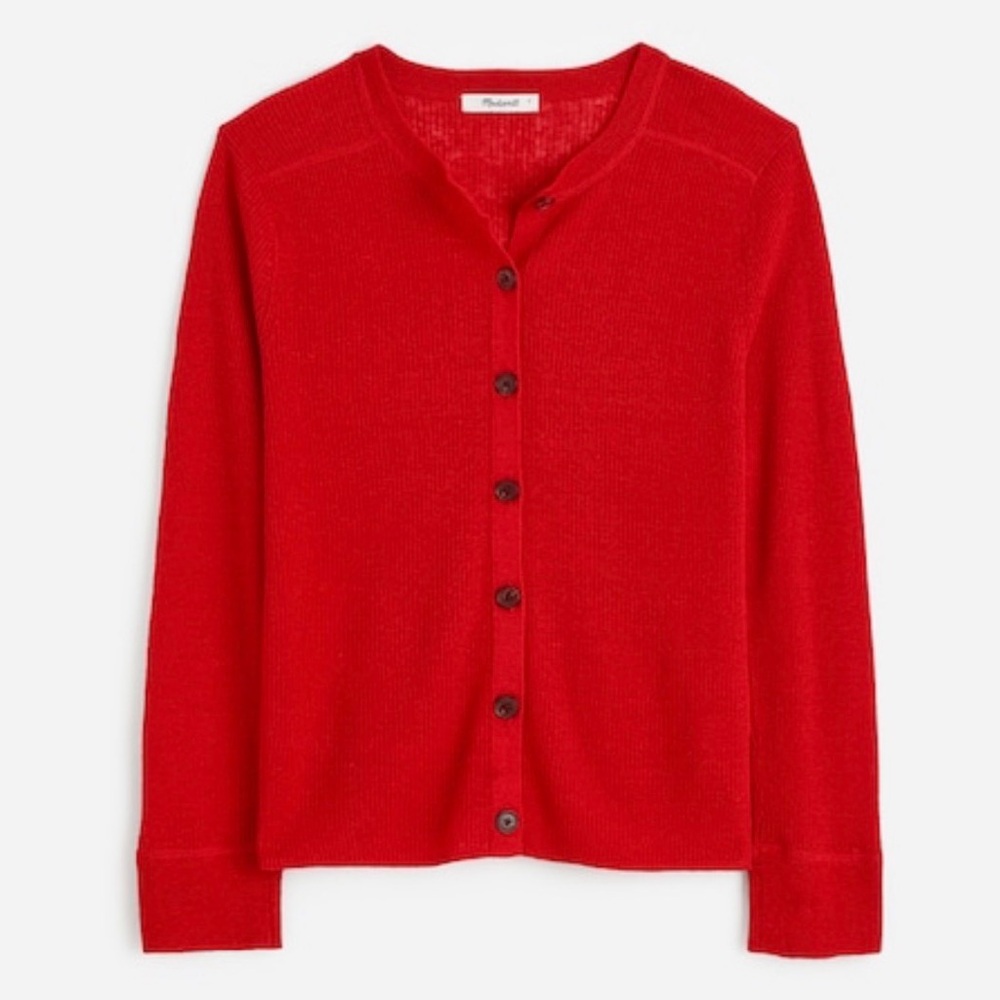 Madewell Red Cardigan
